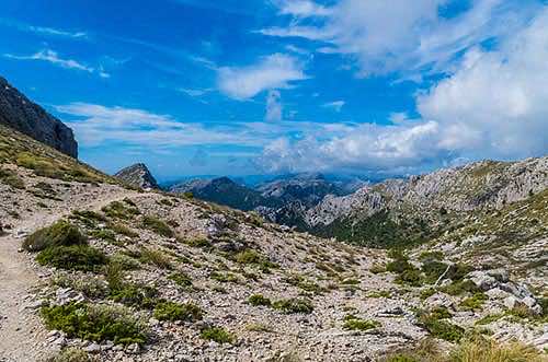 Wandelroute in de Serra de Tramuntana