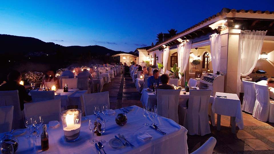 people sitting at tables