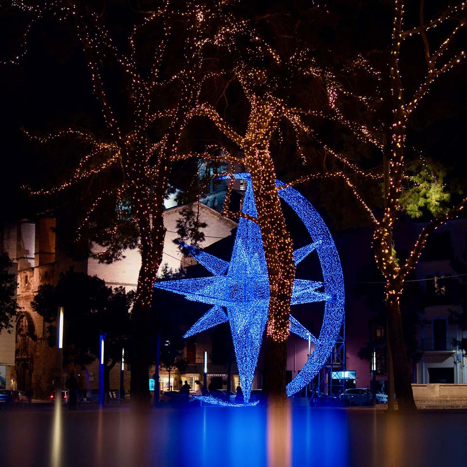 Christmas lights Mallorca