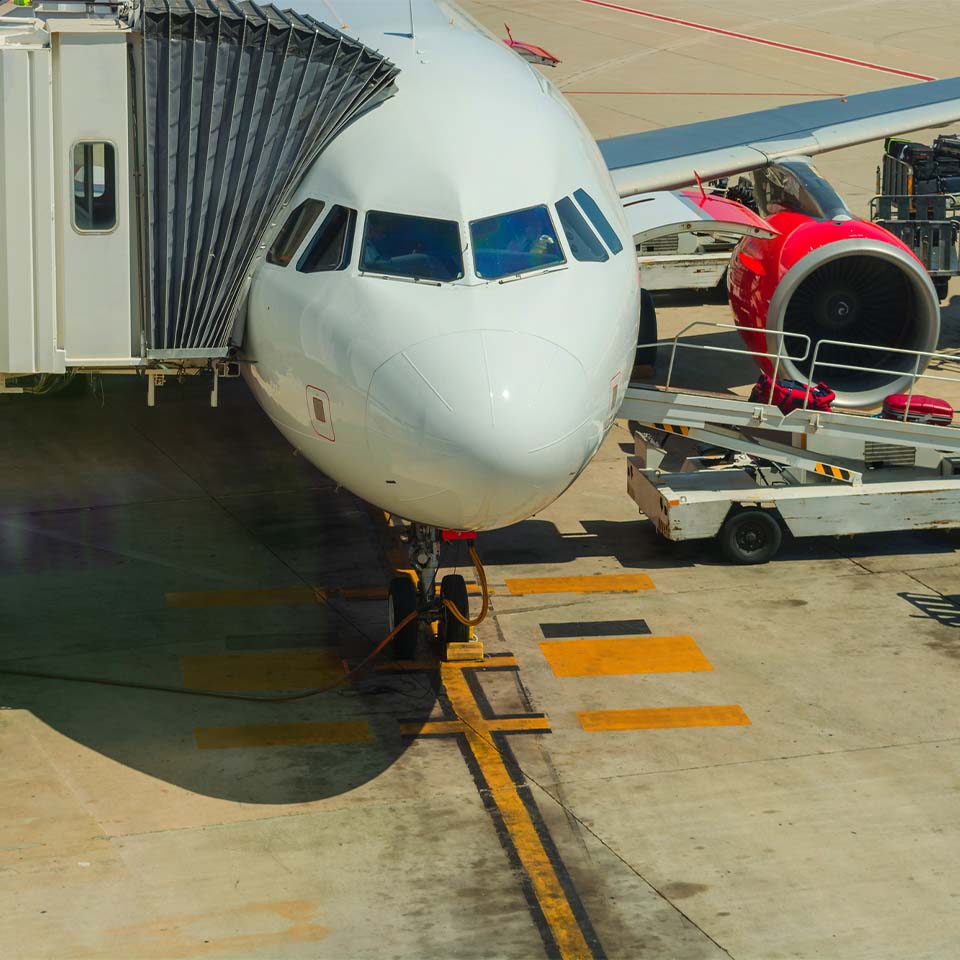 l'aeroport
L'impacte