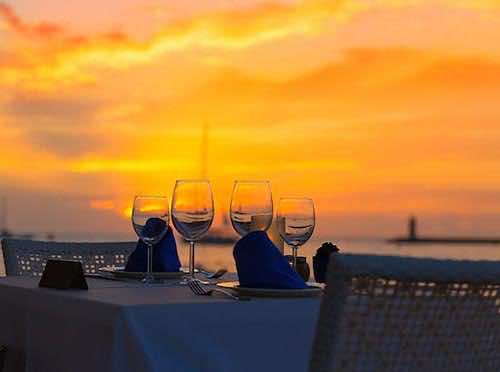 Sonnenuntergang vom Hafen von Andratx