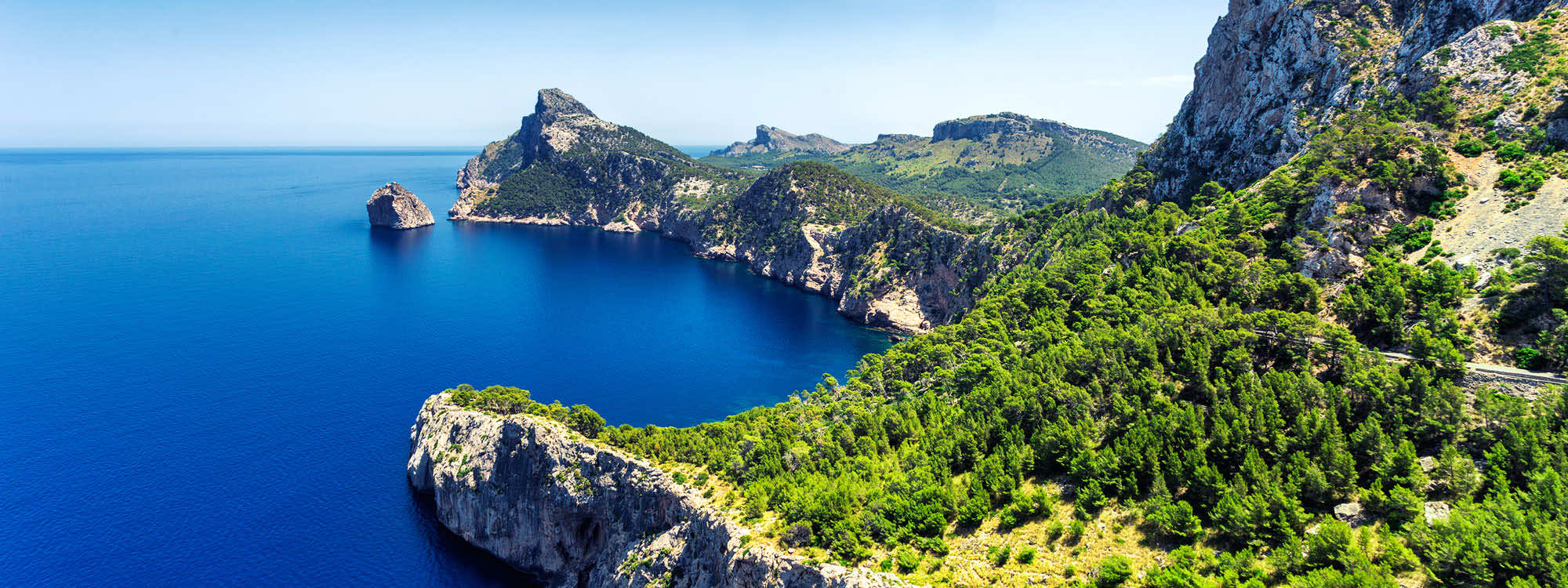 imposing north coast of Mallorca