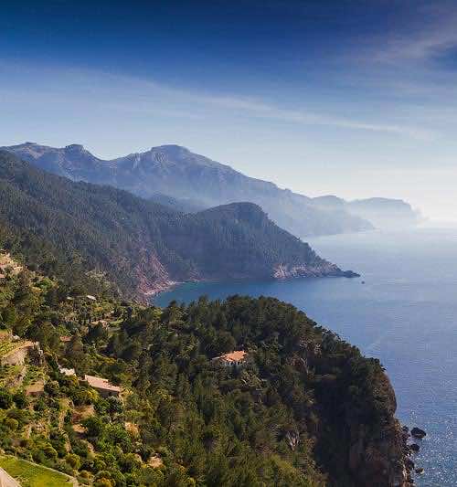 Picturesque northwest coast of Mallorca