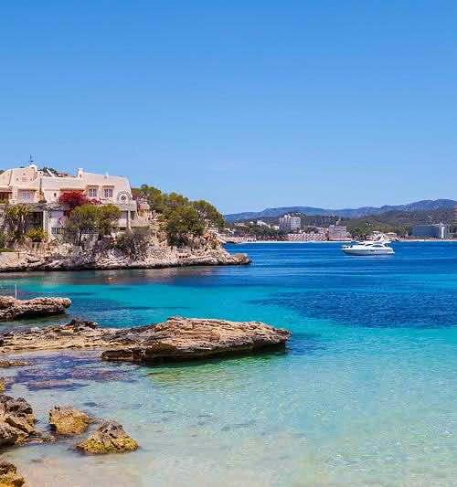 southwest coast of Mallorca