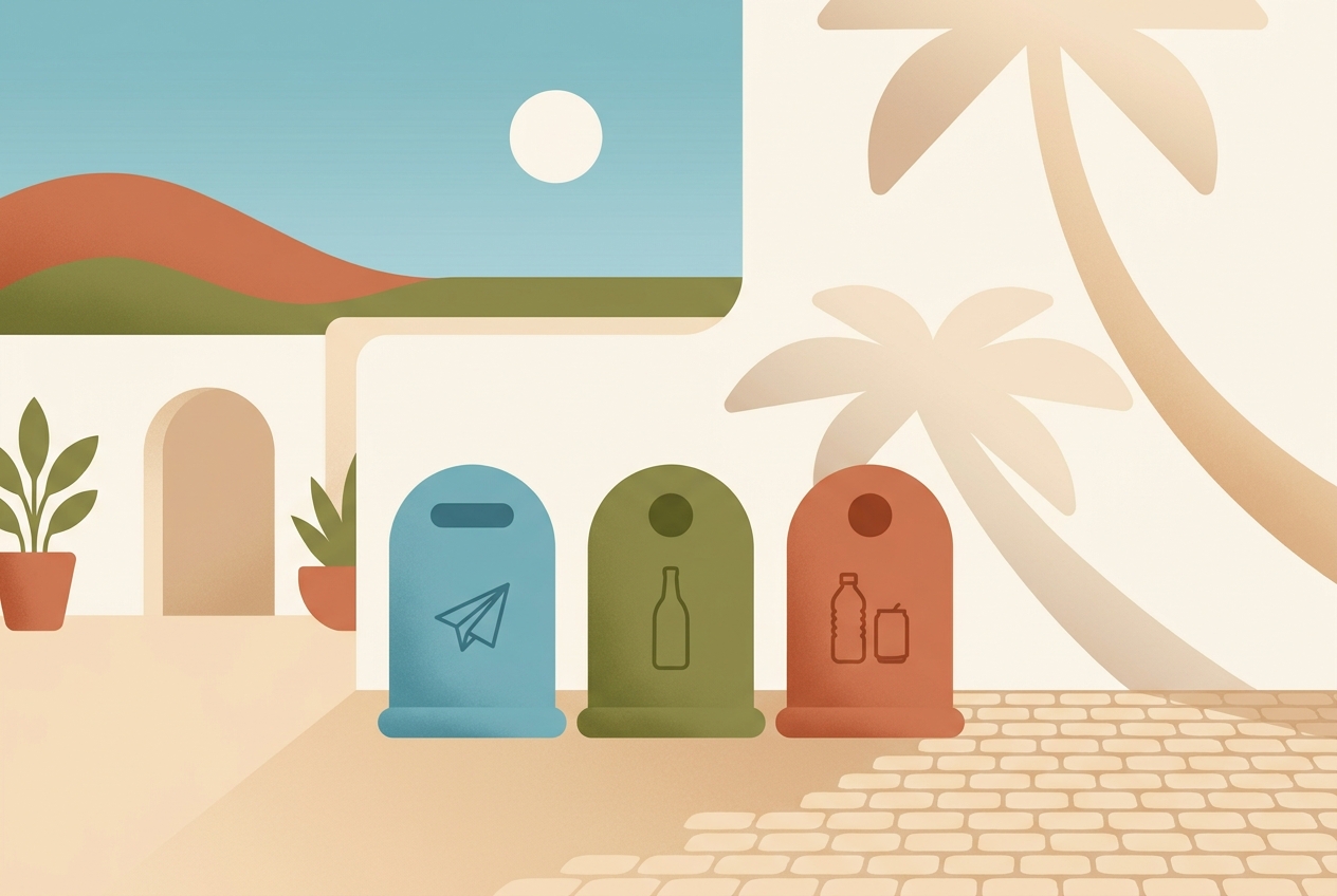Mülltrennung Mallorca: Welche Tonne wofür?