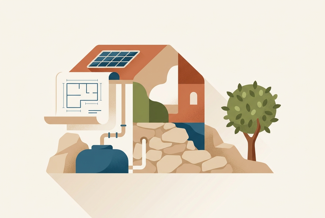 Eco-friendly living on Mallorca: Solar, Water & Construction