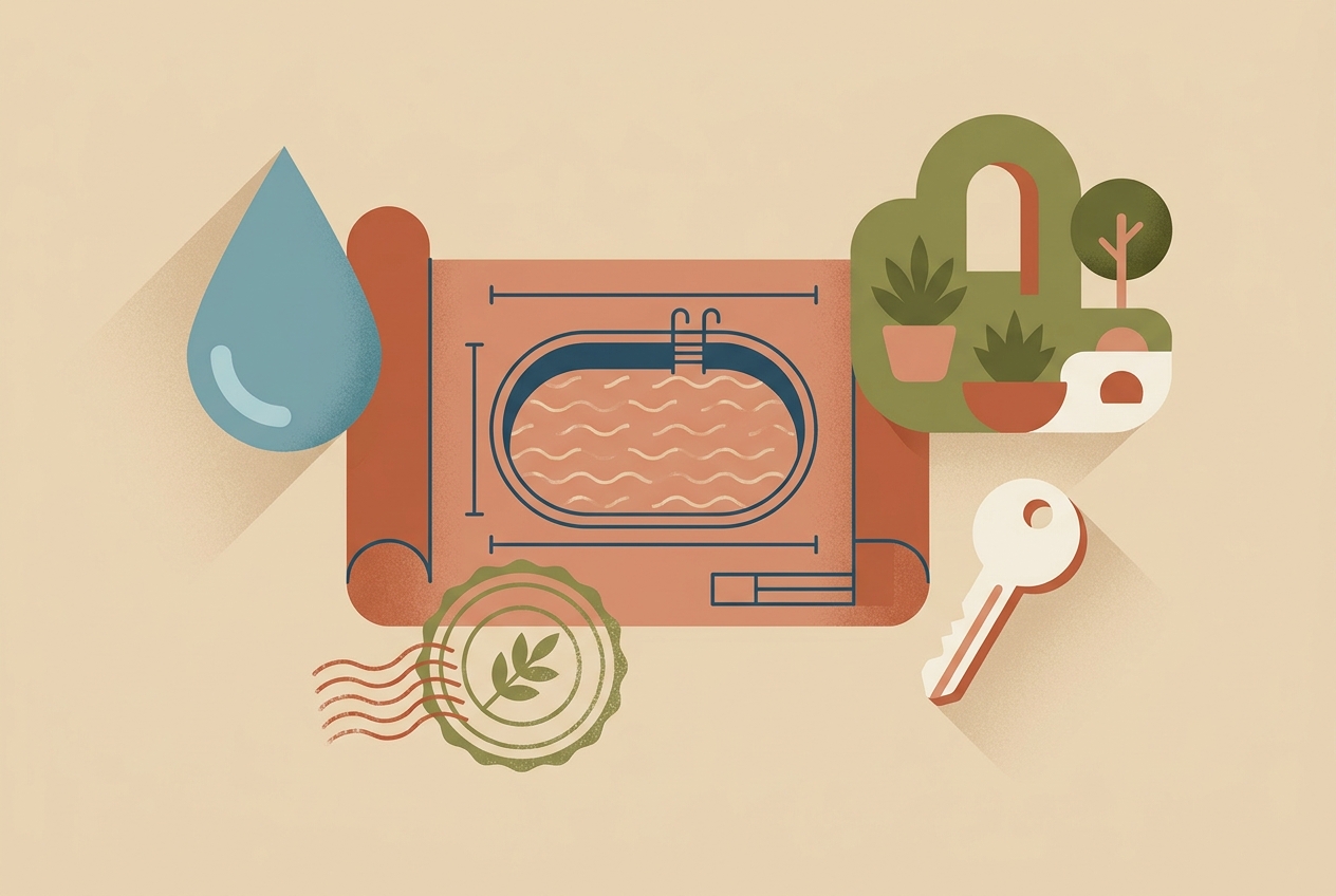 Building a pool in Mallorca: permits, costs & water rights 2026
