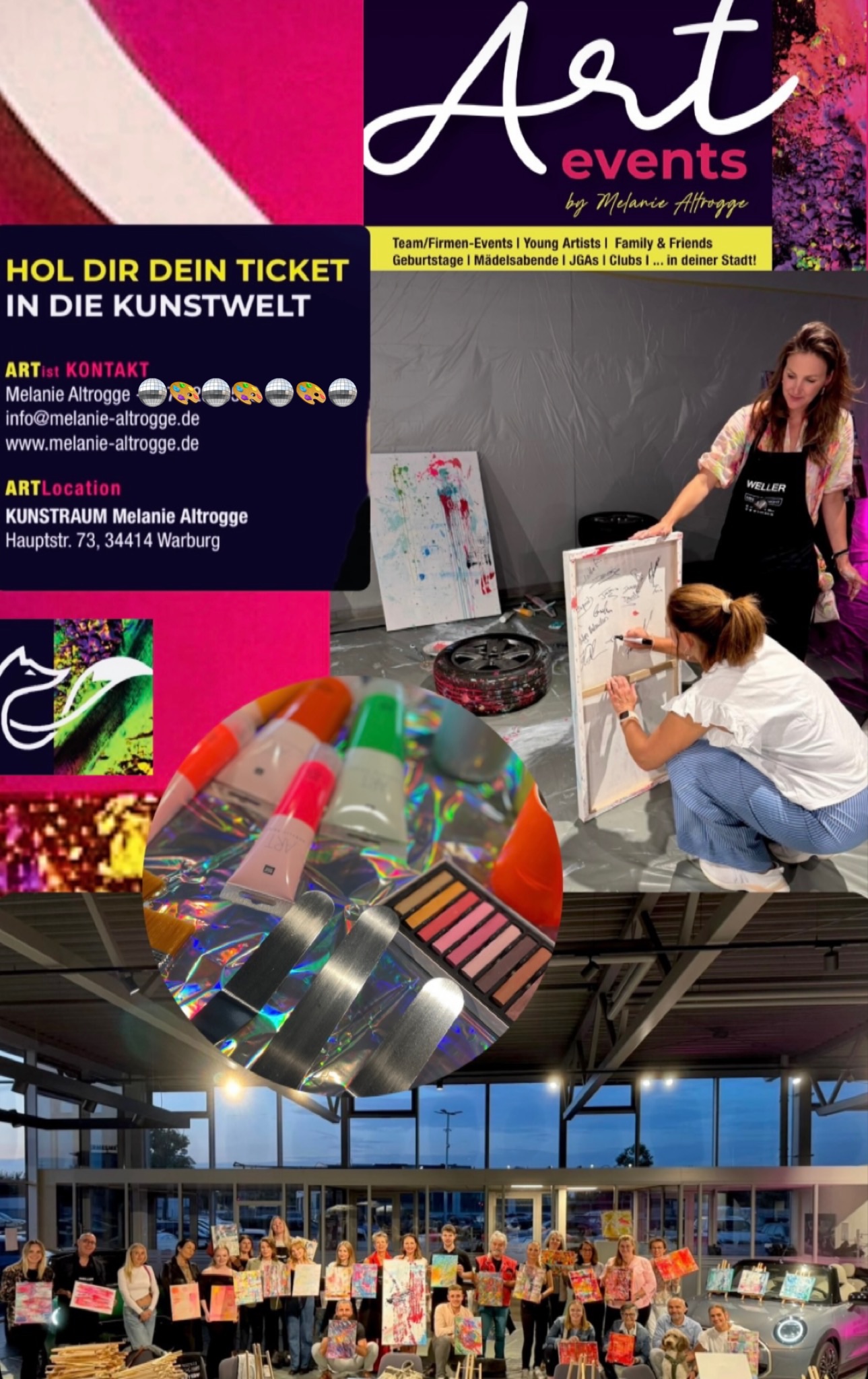 Großformatiges Original Kunstwerk 150x150 | Golden Juicy Summer 13