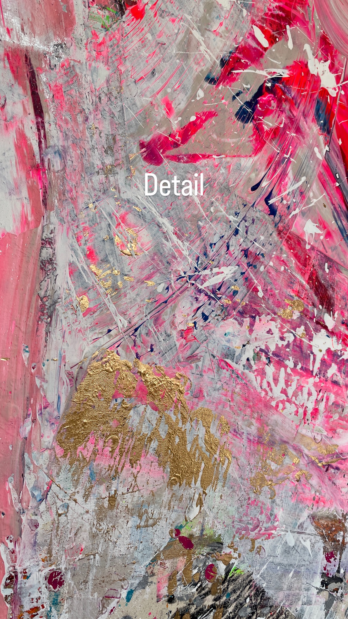 Großformatiges Original Kunstwerk 150x150 | Golden Juicy Summer 3