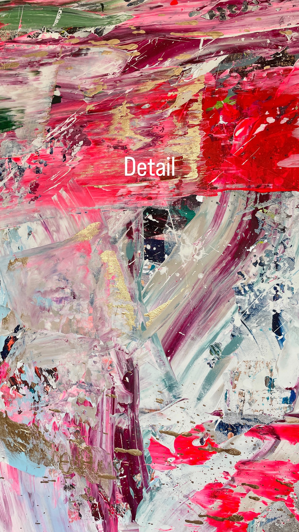 Großformatiges Original Kunstwerk 150x150 | Golden Juicy Summer 5